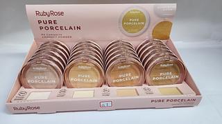 PO COMPACTO PURE PORCELAIN RUBY ROSE C/24PCS