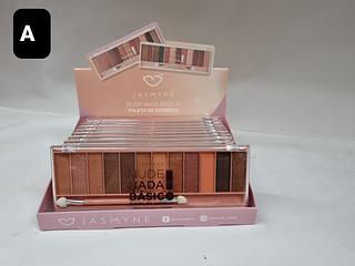 PALETA DE SOMBRAS NUDE NADA BASICO C/12PCS