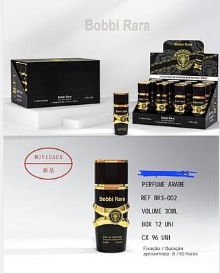 PERFUME BOBBI RARA 30ML C/12PCS
