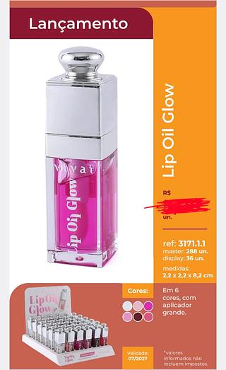 LIP OIL GIOW VIVAI C/36