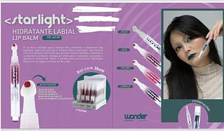 HIDRATANTE LABIAL STARLIGHT WONDER RUBY ROSE C/36PCS