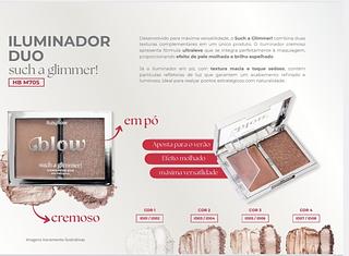 ILUMINADOR DUO EM PO RUBY ROSE C/24PCS