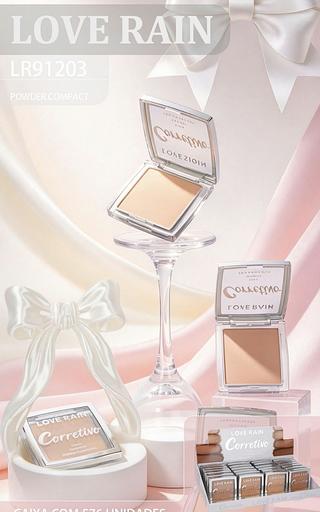PO COMPACTO LOVE RAIN C/24PCS