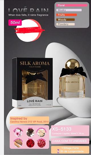 PERFUME LOVE RAIN 50ML C/6PCS