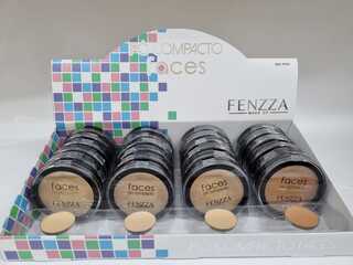 po compacto faces fenzza c/24pcs