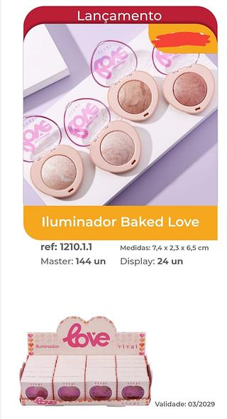 ILUMINADOR BAKED LOVE VIVAI C/24PCS