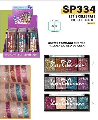 PALETA DE GLITTER SP COLORS C/24PCS