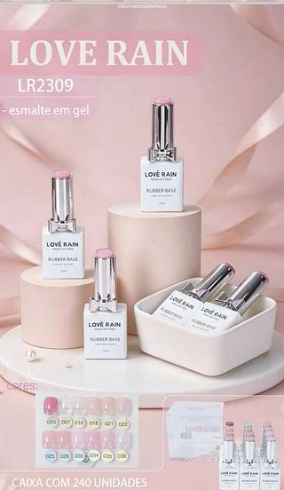 ESMALTE EM GEL LOVE RAIN C/12PCS