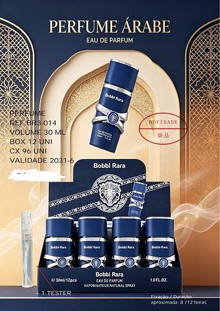 PERFUME BOBBI RARA 30ML C/12PCS
