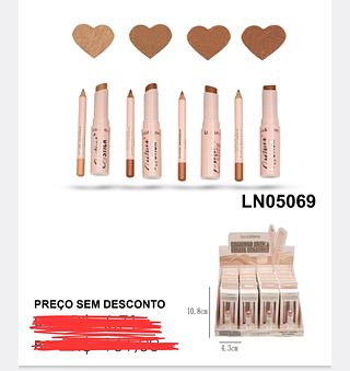 KIT CONTORNO E LAPIS LUA NEVE C/24PCS