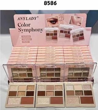 PALETA DE SOMBRA ANYLADY C/24PCS