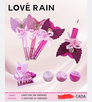 LIP GLOSS LOVE RAIN C/24PCS