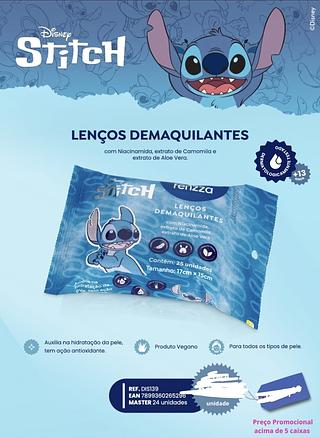 LENCO DEMAQUILANTE STITCH FENZZA C/24PCS