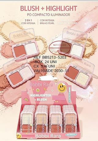 BLUSH ILUMINADOR BOBBI RARA C/24PCS
