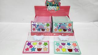 KIT DE MAQUIAGEM ARARINHA -AZUL JASMYNE C/24PCS