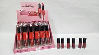 BATOM E GLOSS 2 EM 1 BELLE ANGEL C/24PCS