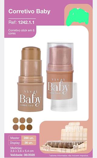 CORRTIVO BABY EM BASTAO C/36PCS VIVAI