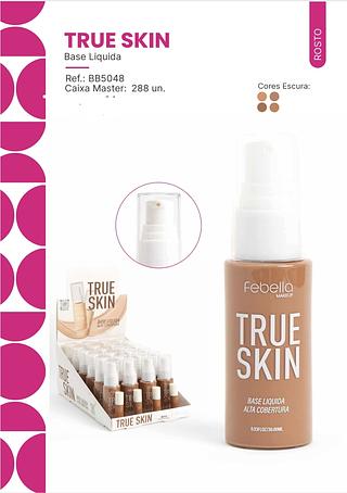 BASE LIQUIDO TRUE SKIN FEBELLA C/24PCS
