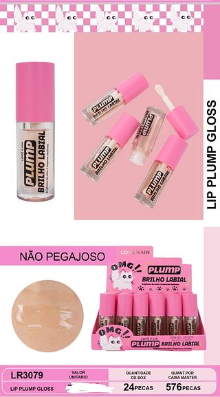 LIP VOLUMOSO CATINHO LOVE RAIN C/24PCS