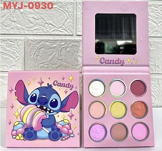 PALETA DE SOMBRAS STITCH ROSA C/12PCS