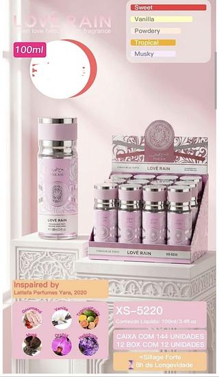 PERFUME 100ML LOVE RAIN C/12PCS