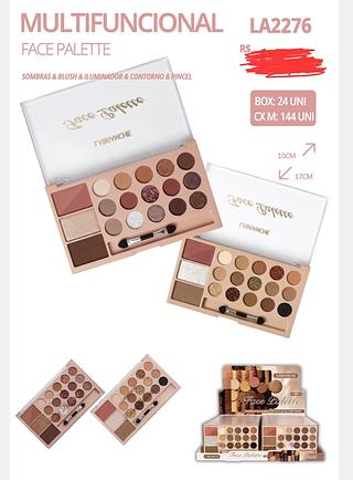 PALETA DE SOMBRABLUSH ILUMINADOR CONTORNO LABRANCHE C/24PCS